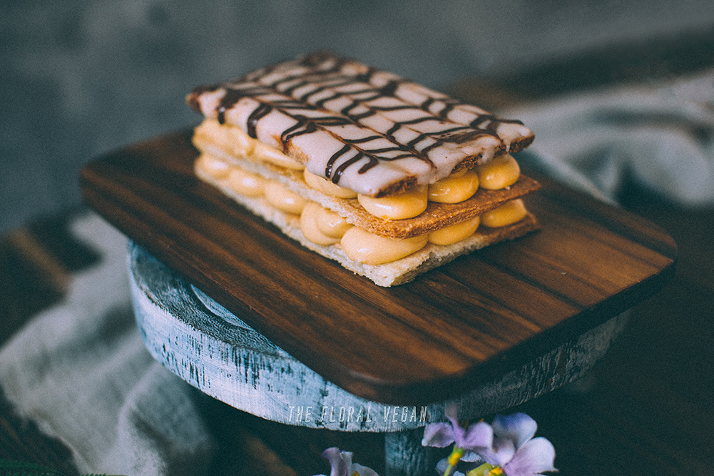 Easy vegan mille feuille with home-made custard :: Exceedingly vegan